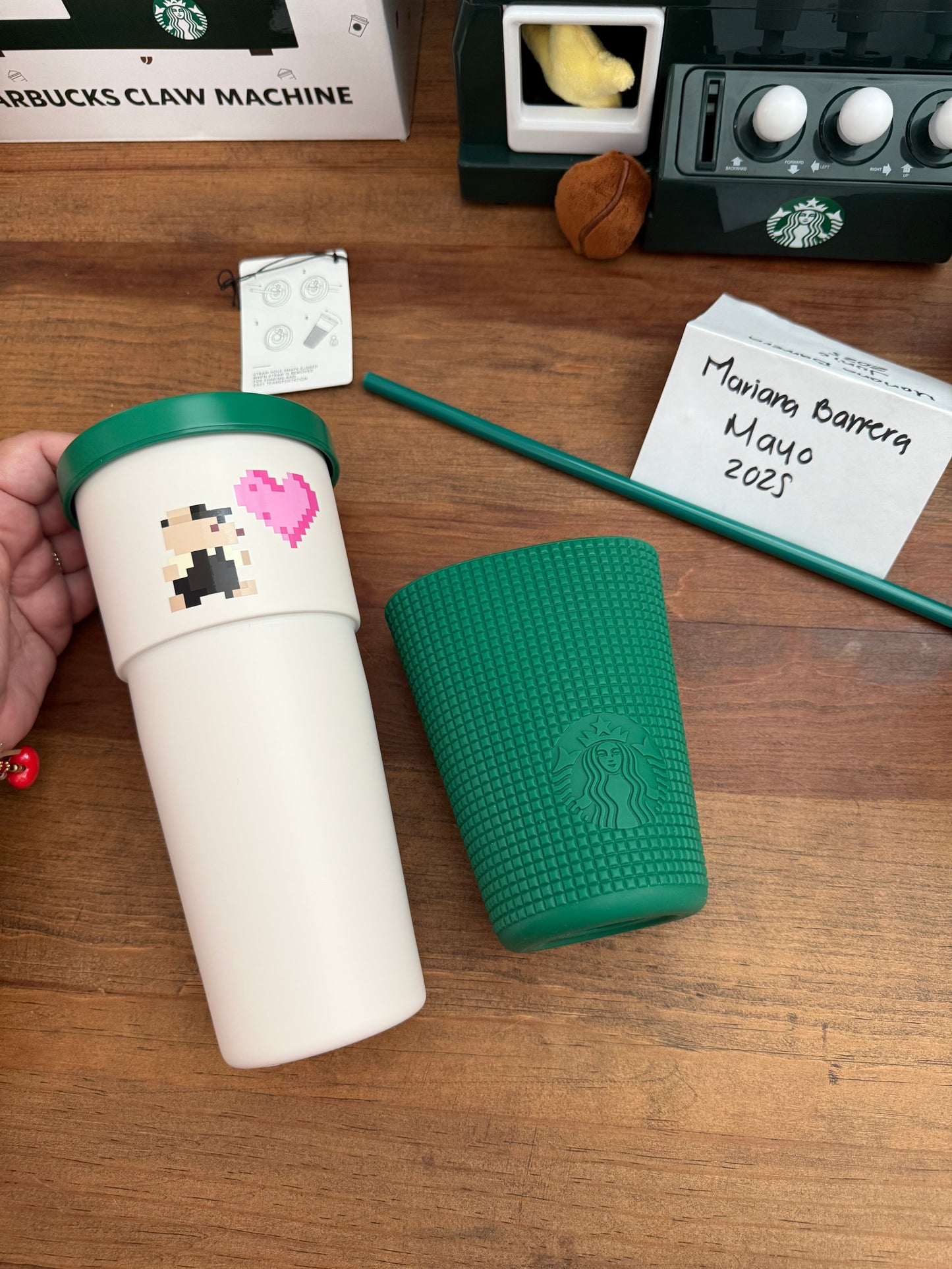2025 Tailandia Bearista Game Heart Cold Cup 21.5 oz