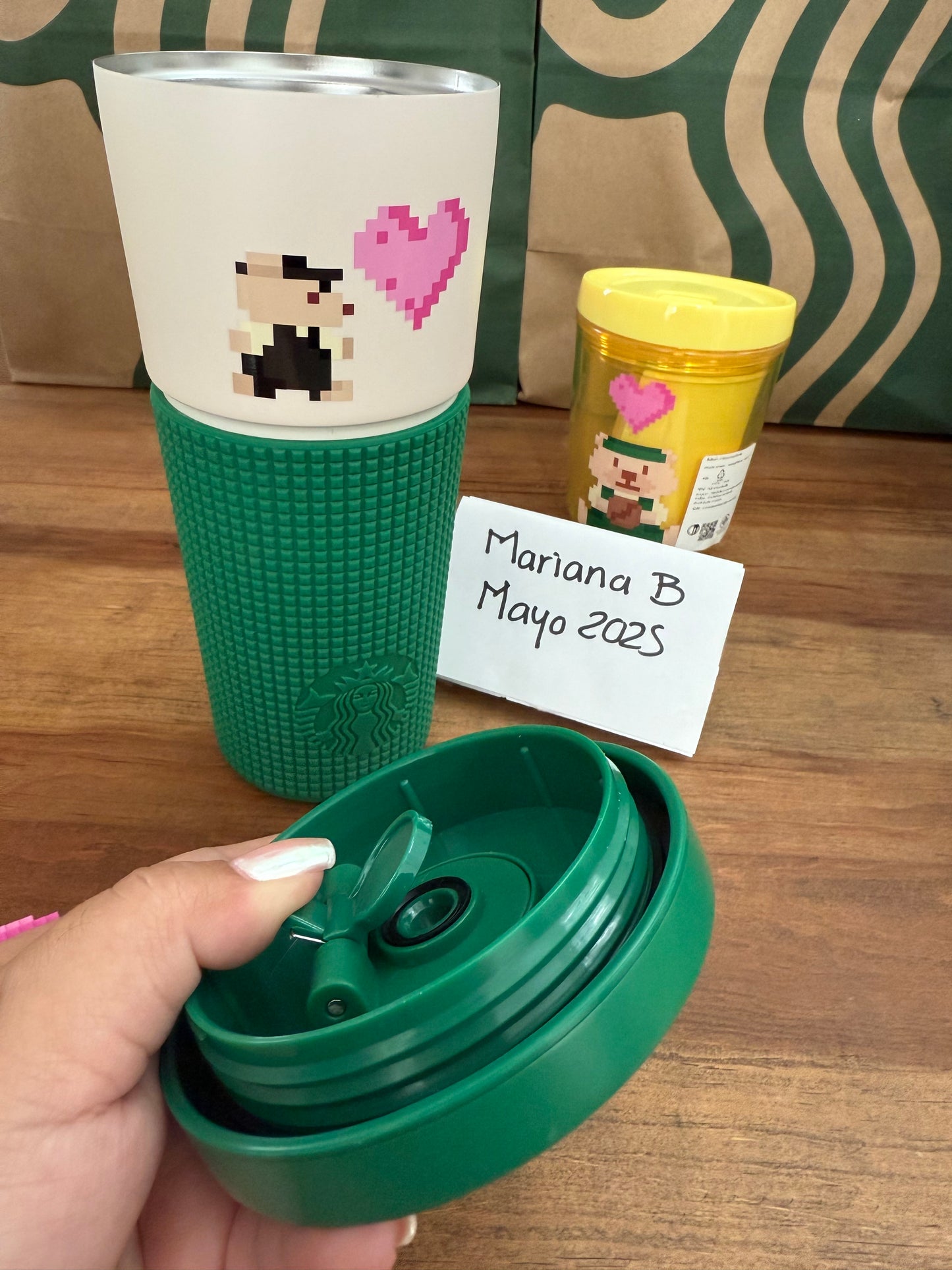 2025 Tailandia Bearista Game Heart Cold Cup 21.5 oz