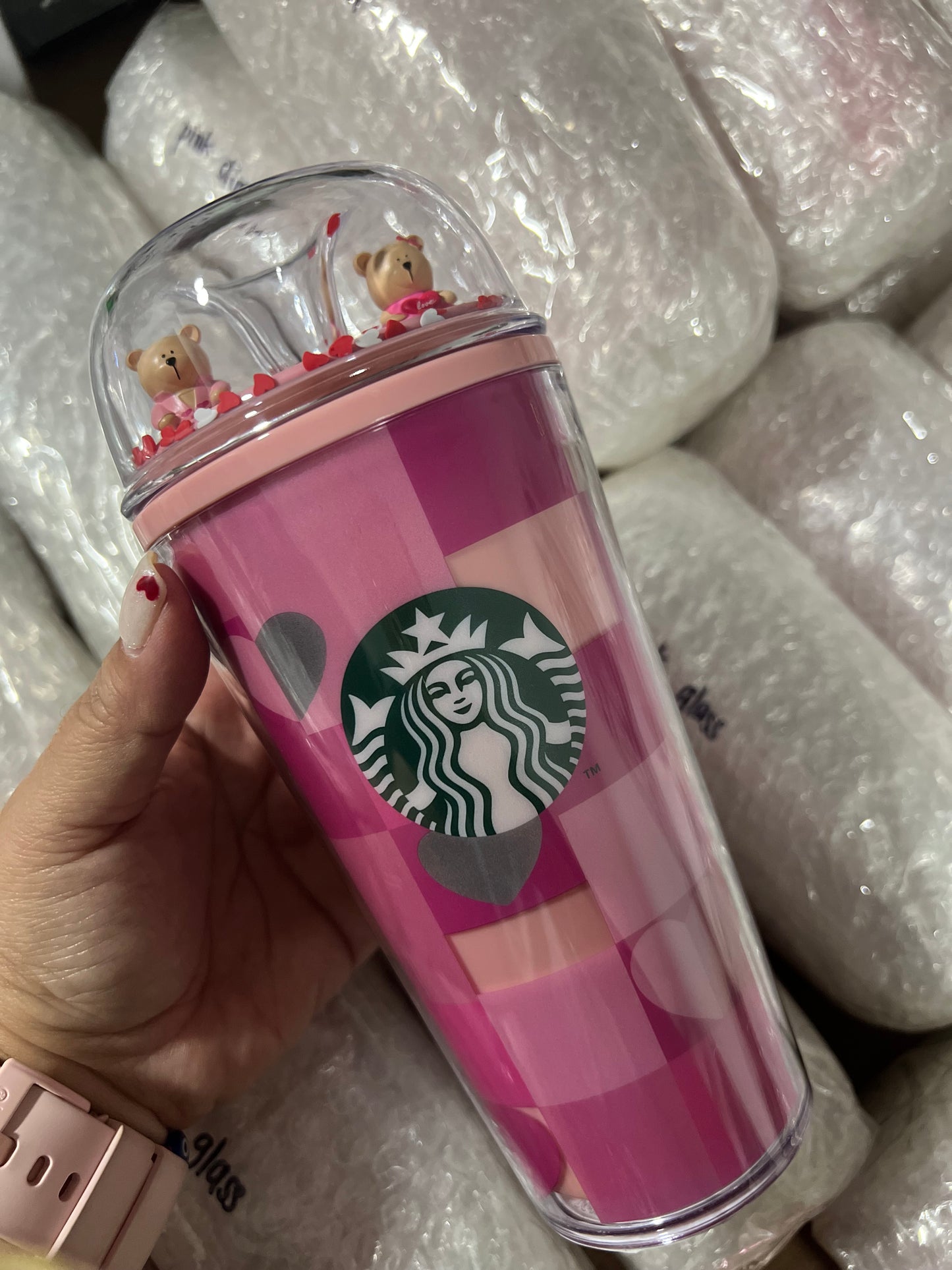 TAILANDIA 2025 Sweethearts Bearista Couple Cold Cup