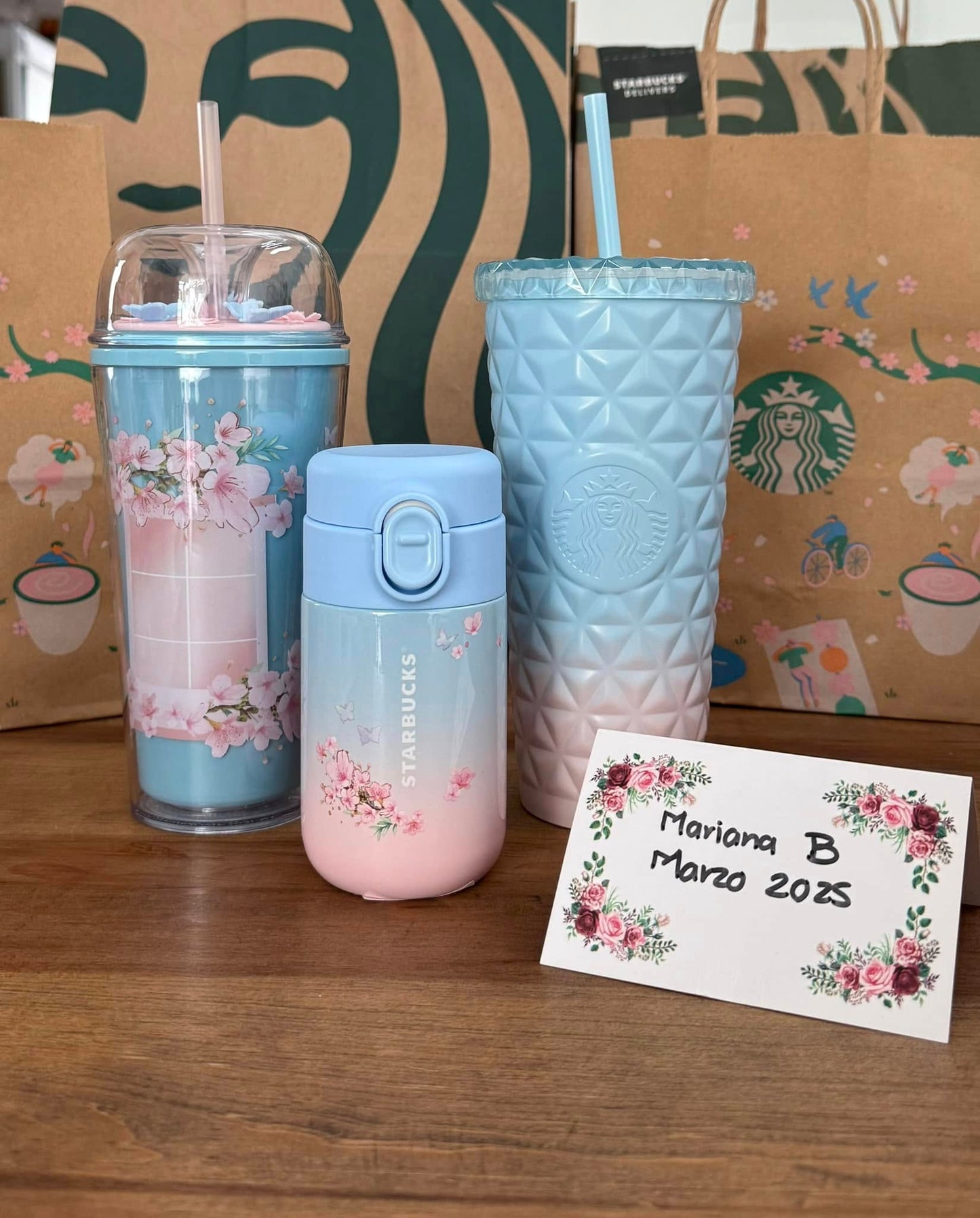 2025 TAILANDIA Cherry Blossom cold cup acrílico 16 oz