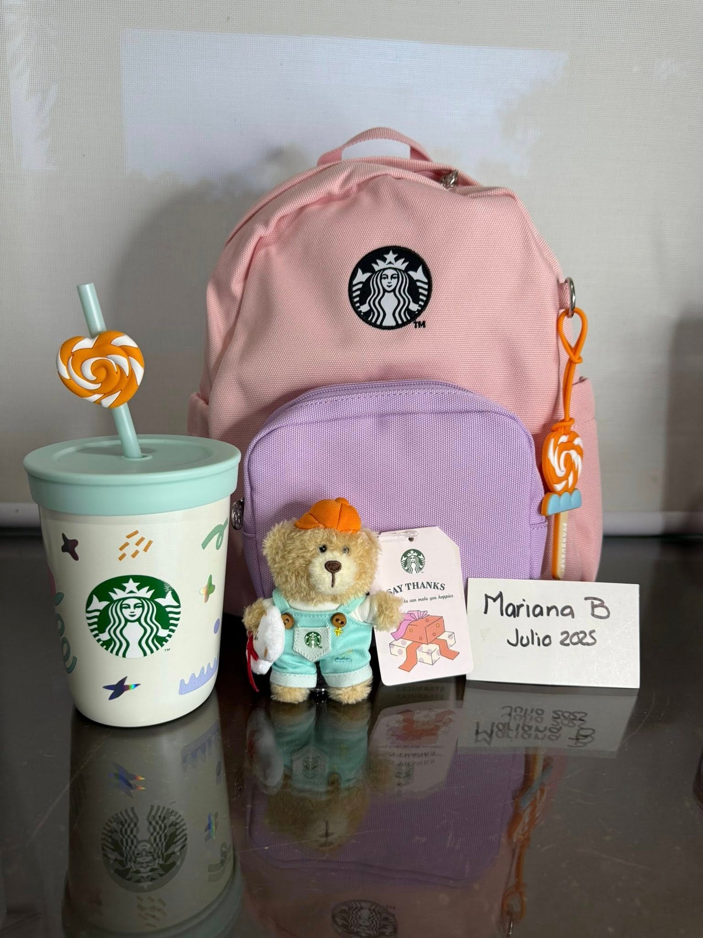 2025 Starbucks Korea llavero Say Thanks