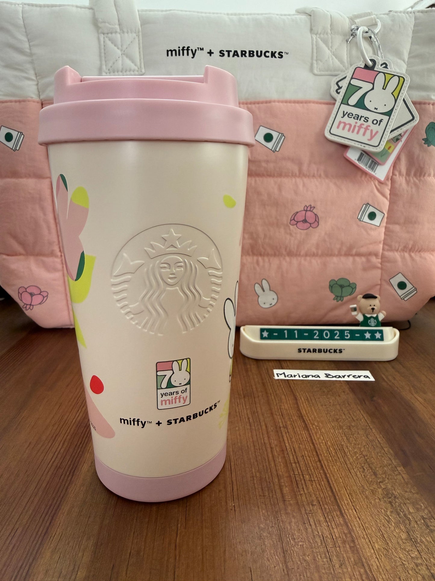 2025 Starbucks Tailandia + Miffy Termo acero