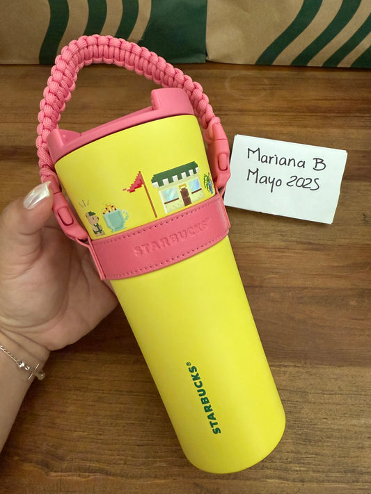2025 Tailandia Bearista Game tumbler con carrier 16 oz