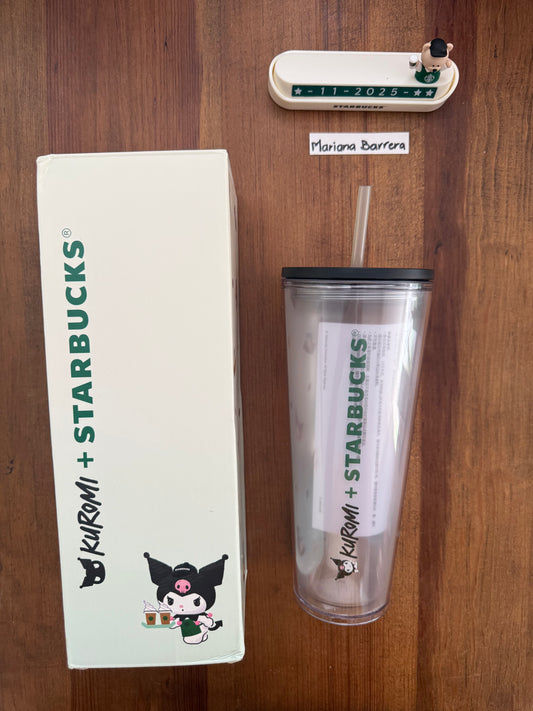 2025 Starbucks Hong Kong Kuromi Cold Cup 24 oz