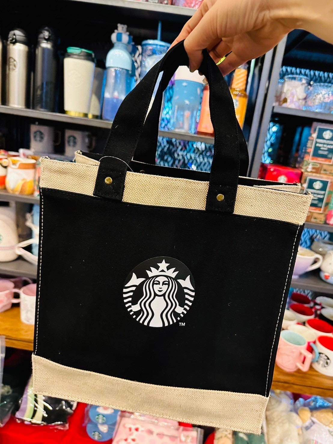 Starbucks Taiwan Bolsa Negra Summer 2024