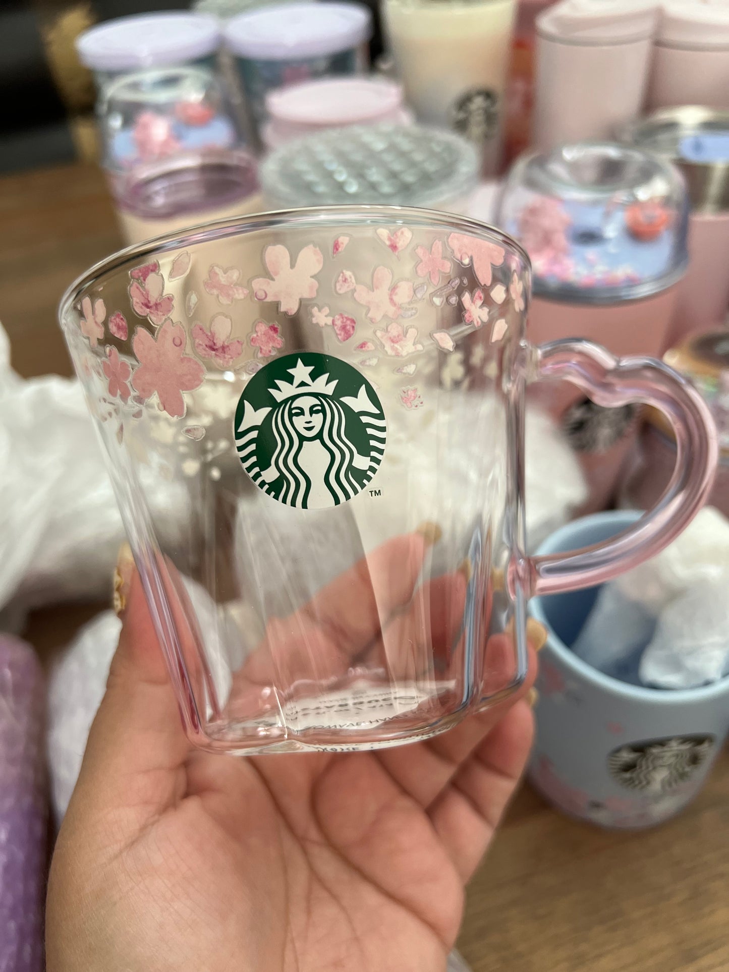 Starbucks Tarlandia Pink Sakura Glass (14oz.)