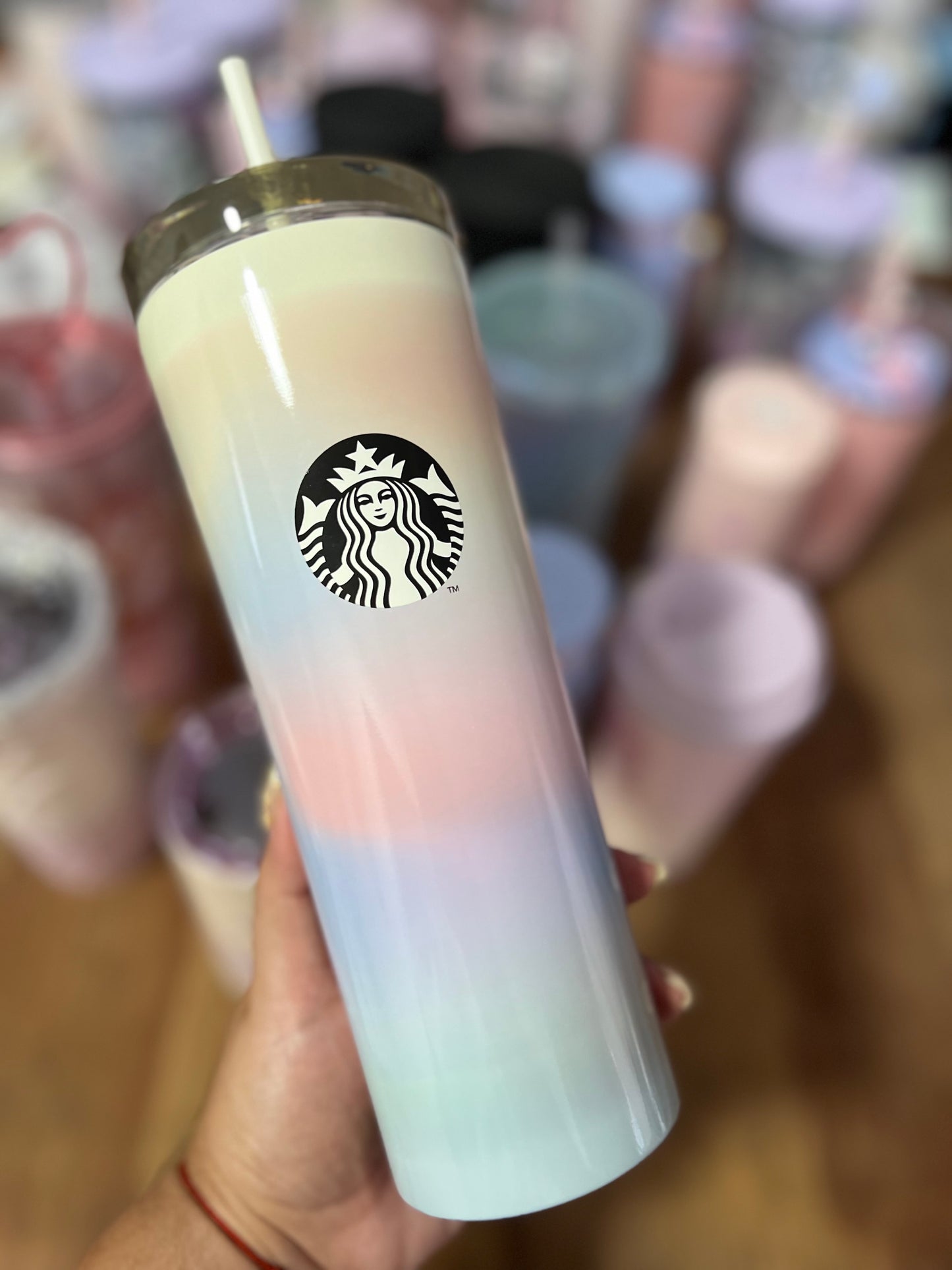 Starbucks Tailandia Pastel Sky Cold Cup (20oz.)