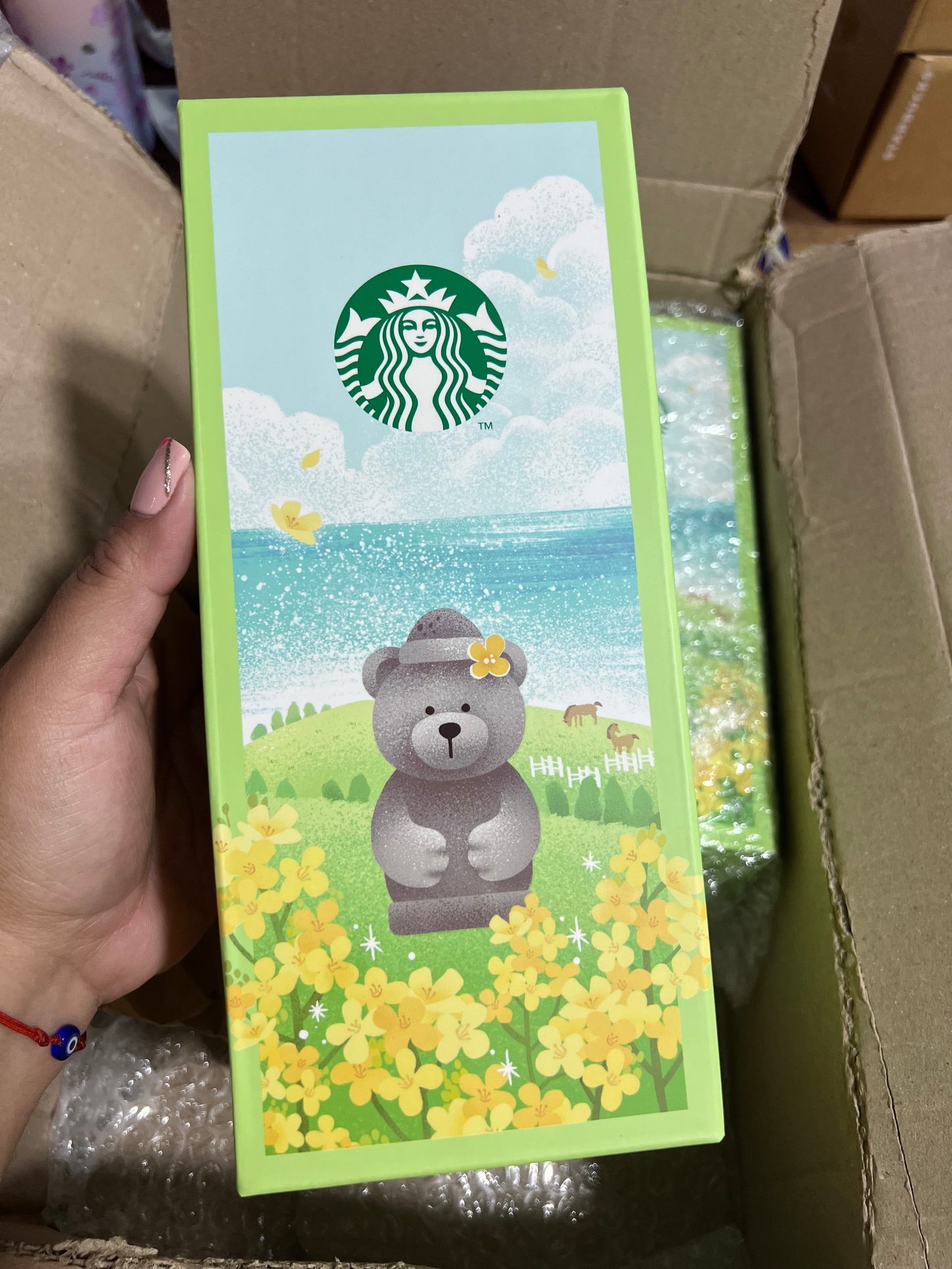 Starbucks Korea Jeju Bearista vidrio 591 ml