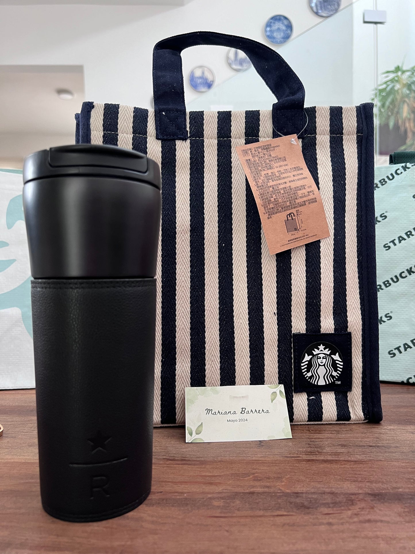 Starbucks Taiwan Bolsa Tote Summer  Rayas