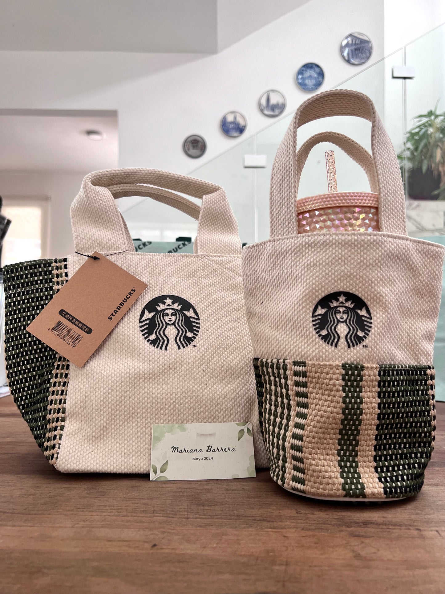 Starbucks Taiwan Bolsa Tejida