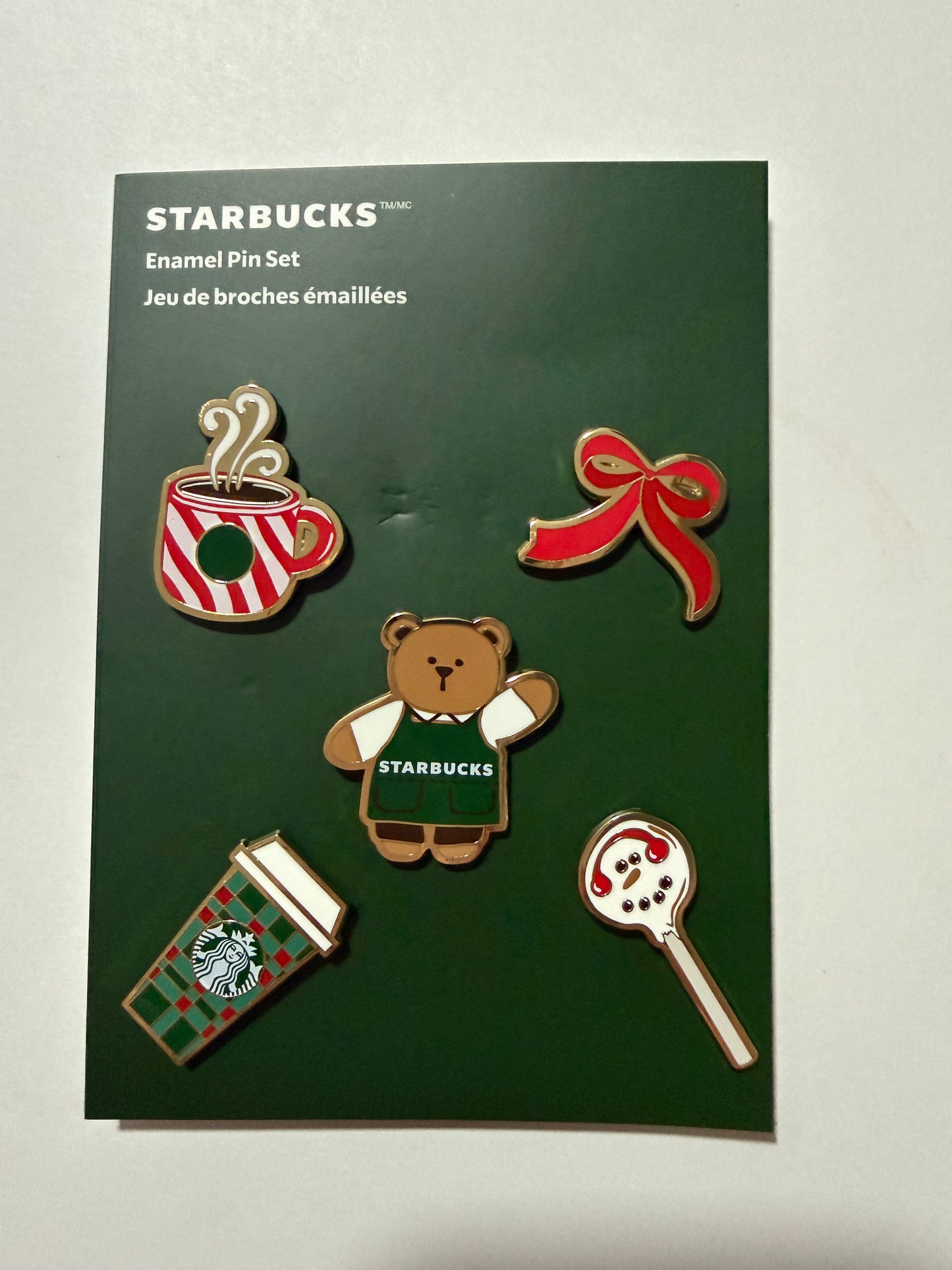 2025 STARBUCKS USA SET 5 PINES NAVIDAD