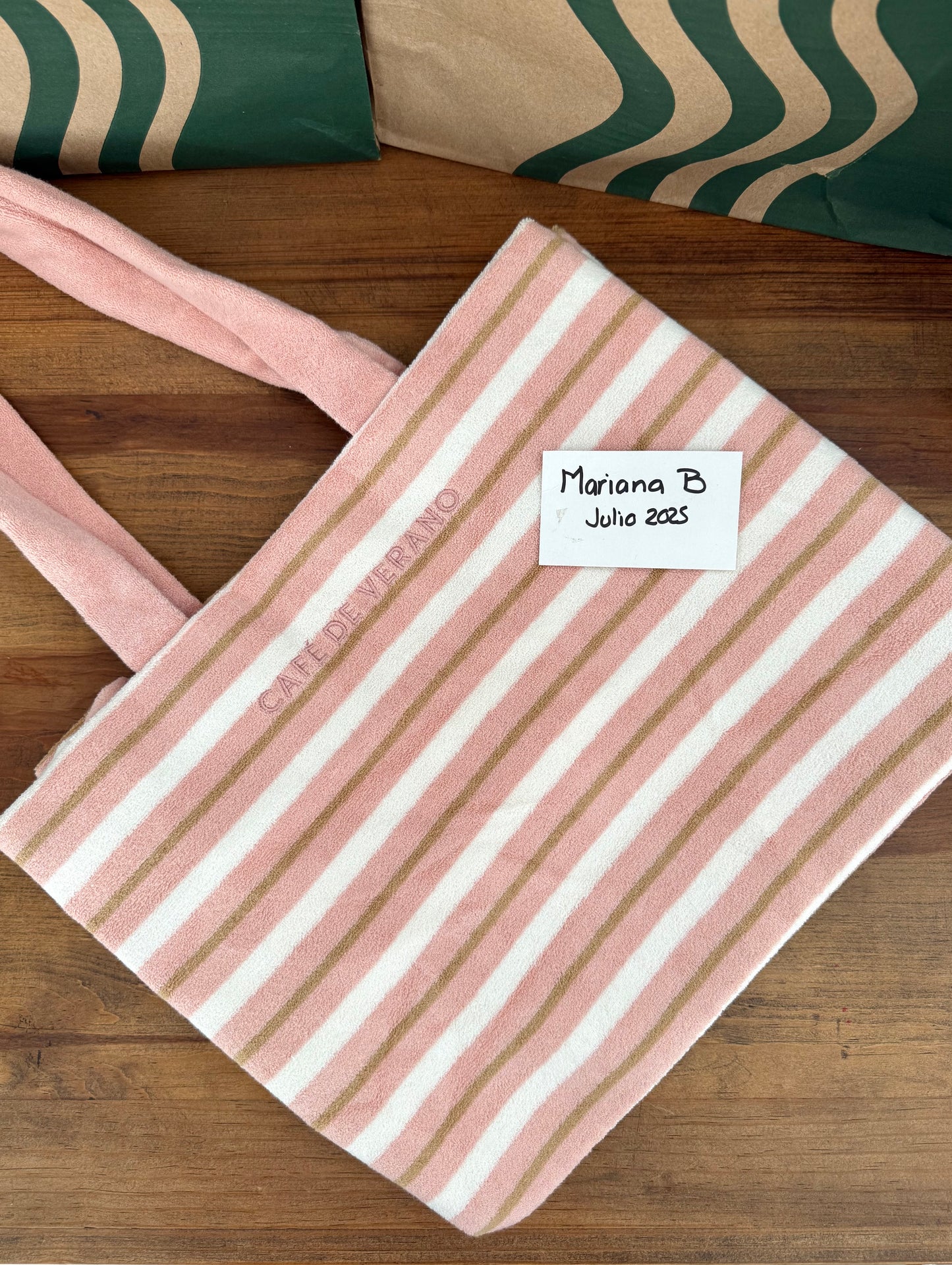 2025 Starbucks Bolsa de Playa Cafe de Verano