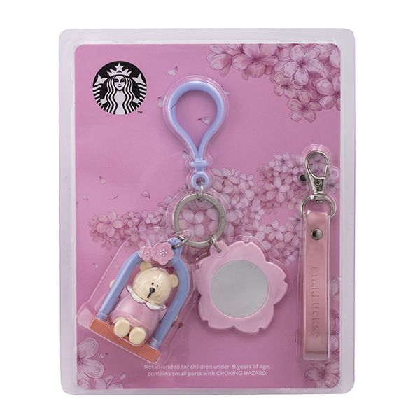 Llavero Columpio (keychain) Starbuks Taiwan Sakura 2024