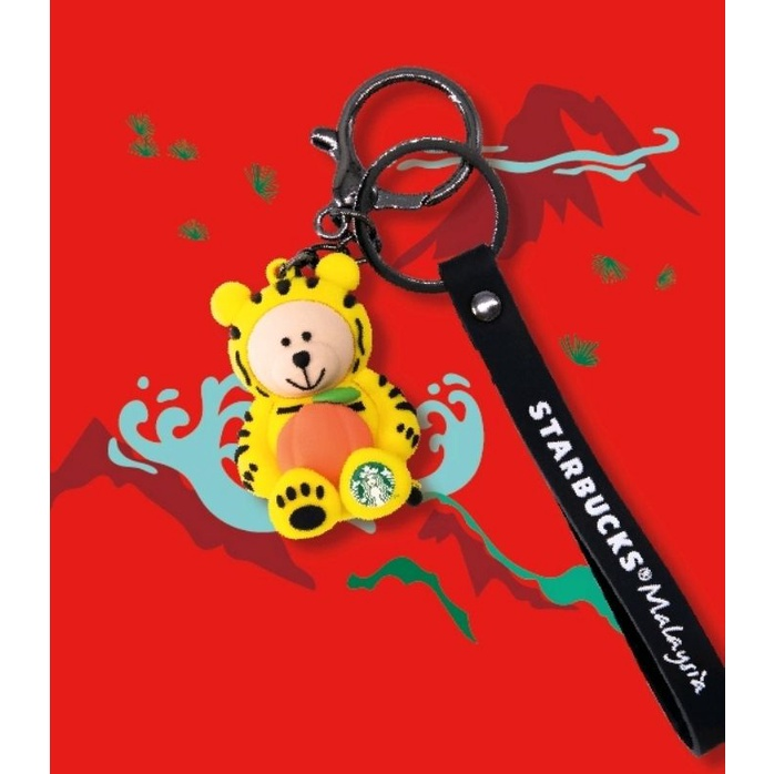 Starbucks Malasia Tigre Keychain