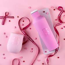 Starbucks Indonesia Corckcicle Botella Rosa mate Soft Touch 16oz