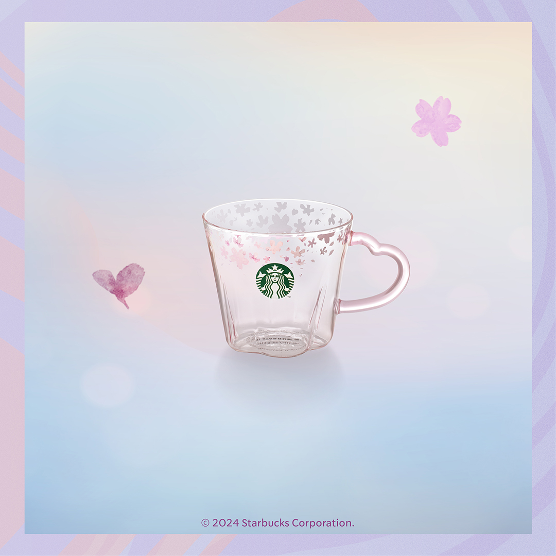 Starbucks Tarlandia Pink Sakura Glass (14oz.)