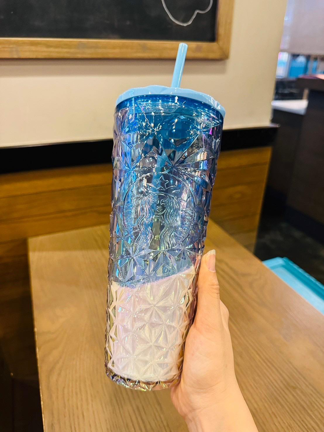 Starbucks Taiwan Blue Beach Sand Prism